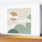 Mountains and Clouds Wall Mural Gallery Image 2