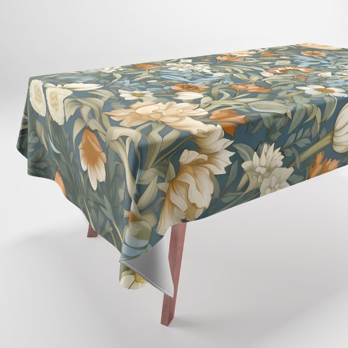 Countryside Blooms Renaissance Cottage Floral Tablecloth Gallery Image 1