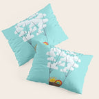 Hot cloud balloon - sun and rainbow Pillow Sham Gallery Image 3