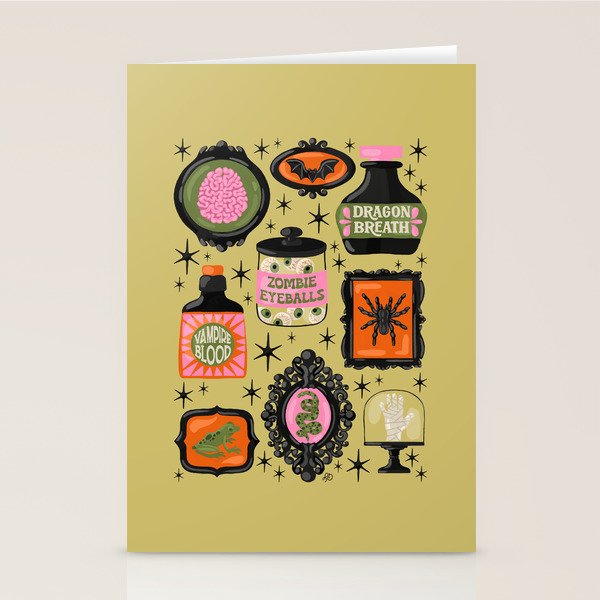 Cute Curiosities Cabinet Stationery Card Gallery Image 1