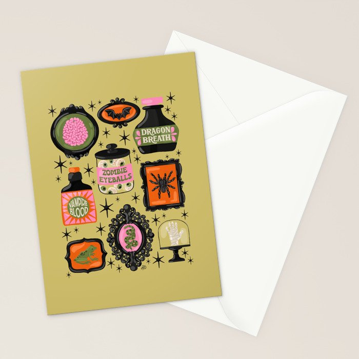 Cute Curiosities Cabinet Stationery Card Gallery Image 2