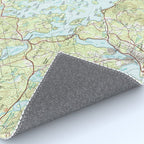 Lake Winnipesaukee Map (1986) Rug Gallery Image 4