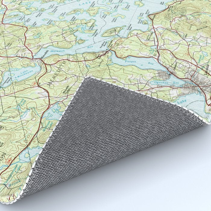 Lake Winnipesaukee Map (1986) Rug Gallery Image 4