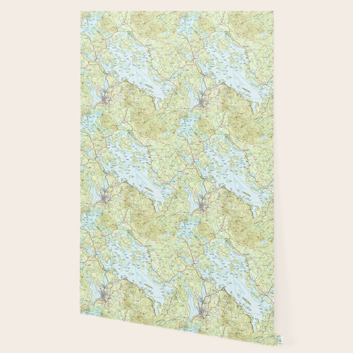 Lake Winnipesaukee Map (1986) Wallpaper Gallery Image 2