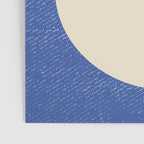 Half Circle 3 - Blue Texture Poster Gallery Image 3