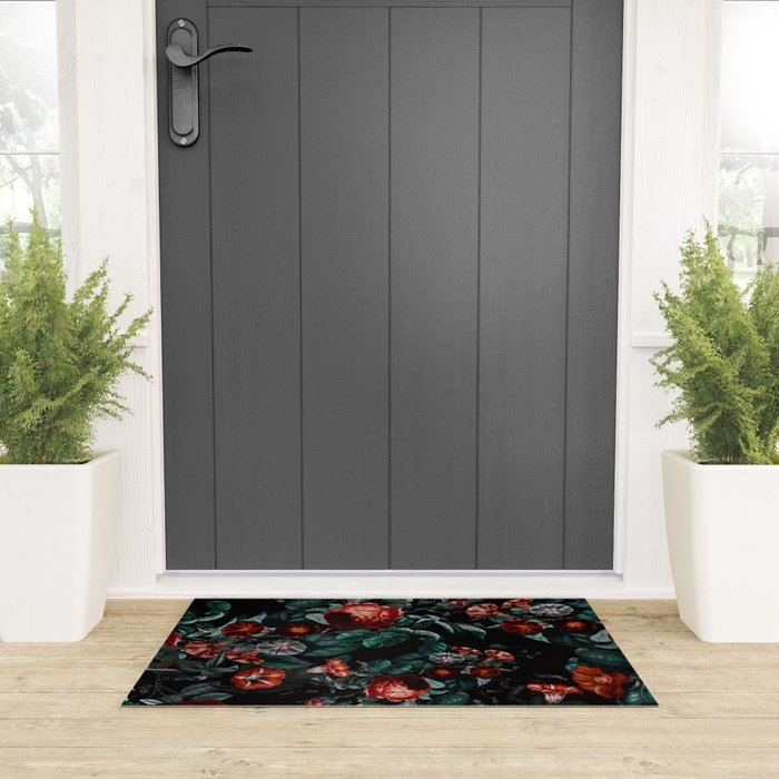 Midnight Garden II Welcome Mat Gallery Image 3