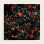 Midnight Garden II Wood Wall Art Gallery Image 1