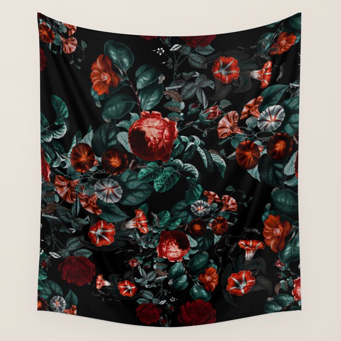Midnight Garden II Wall Tapestry Gallery Image 1