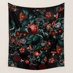 Midnight Garden II Wall Tapestry Gallery Image 4