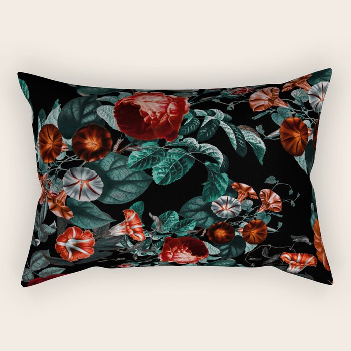 Midnight Garden II Rectangular Pillow Gallery Image 1