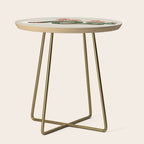 Snake and flowers Side Table Gallery Image 1