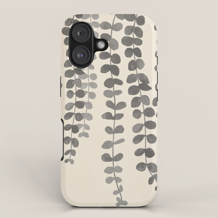 Minimal Abstract Leaves 19 iPhone Case Gallery Image 1