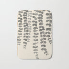 Minimal Abstract Leaves 19 Bath Mat Gallery Image 1