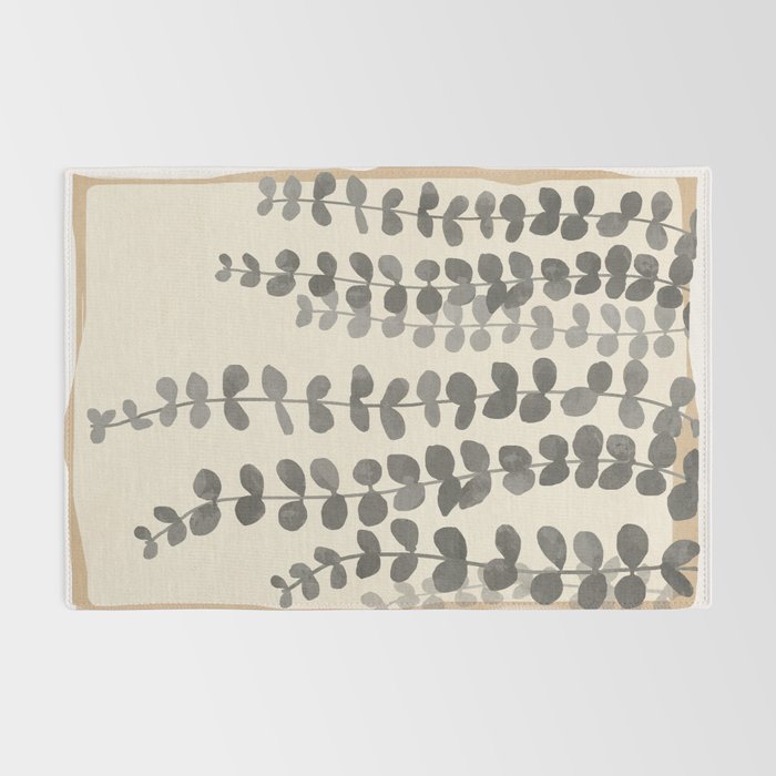 Minimal Abstract Leaves 19 Rug Gallery Image 2