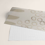 Natural Flow And Glamour Leave Shapes Bohemian Balance Wrapping Paper Gallery Image 2