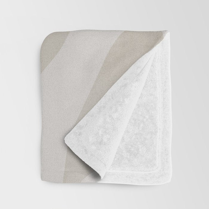 Natural Flow And Glamour Leave Shapes Bohemian Balance Throw Blanket Gallery Image 3
