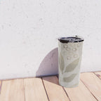 Natural Flow And Glamour Leave Shapes Bohemian Balance Travel Mug Gallery Image 4