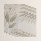 Natural Flow And Glamour Leave Shapes Bohemian Balance Wrapping Paper Gallery Image 3