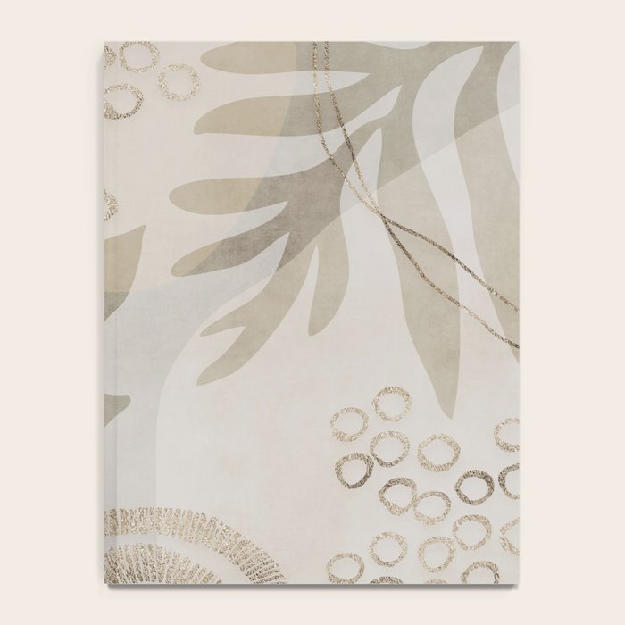 Natural Flow And Glamour Leave Shapes Bohemian Balance Notebook Gallery Image 4