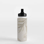 Natural Flow And Glamour Leave Shapes Bohemian Balance Water Bottle Gallery Image 2