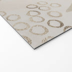 Natural Flow And Glamour Leave Shapes Bohemian Balance Welcome Mat Gallery Image 2