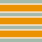 70s Style Mint Orange White Retro Stripes Pomona Coffee Mug Gallery Image 2
