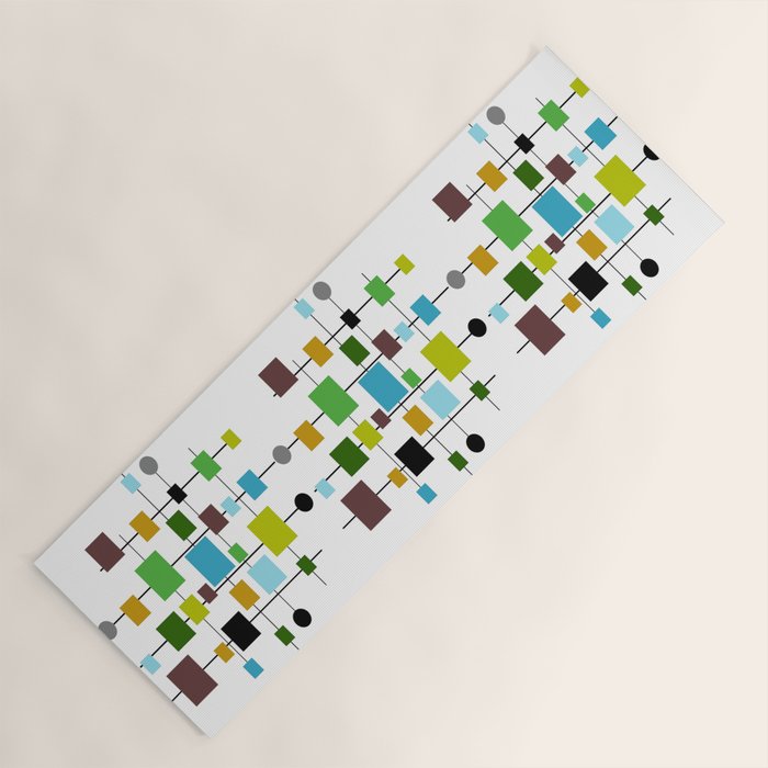 Mid-Century Modern Art 1.3.2 Yoga Mat Gallery Image 1
