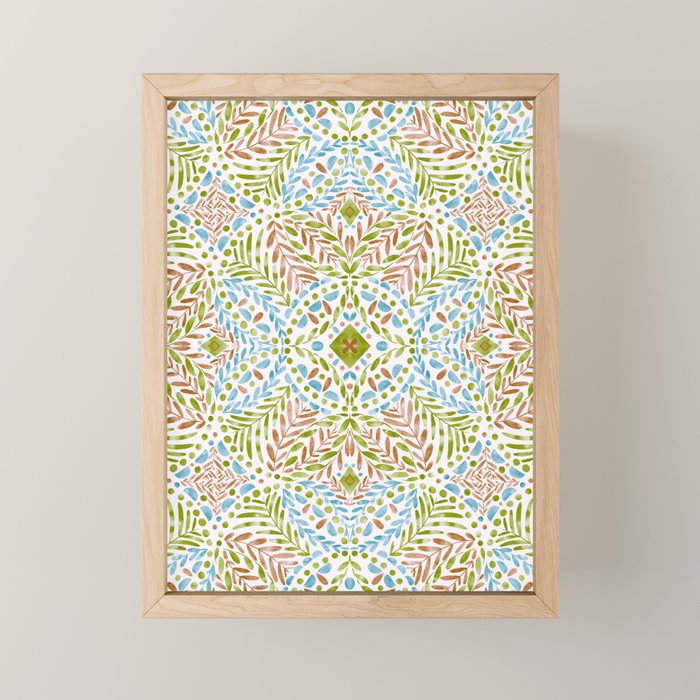 Natural Foliage Fusion G Mini Art Print Gallery Image 1