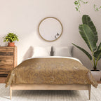 Mysterious Garden - bronze Comforter Gallery Image 3