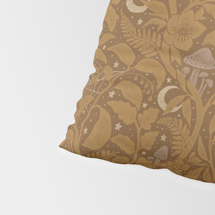 Mysterious Garden - bronze Pillow Sham Gallery Image 4