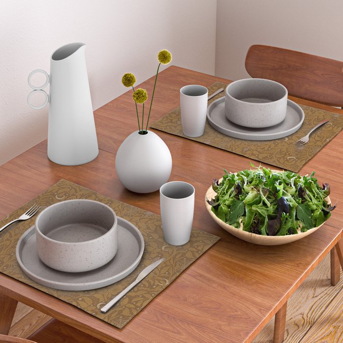 Mysterious Garden - bronze Placemat Gallery Image 2