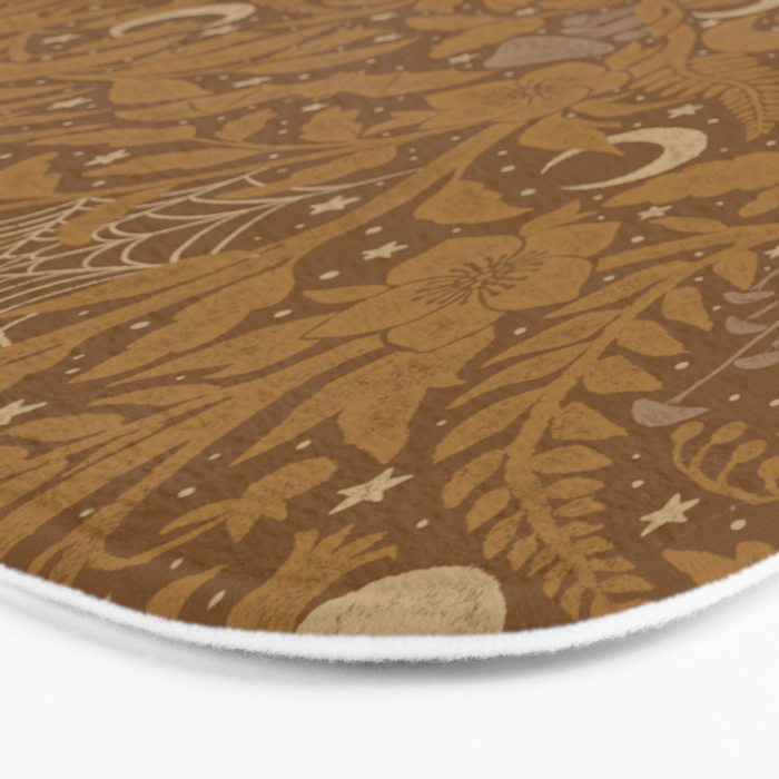 Mysterious Garden - bronze Bath Mat Gallery Image 3
