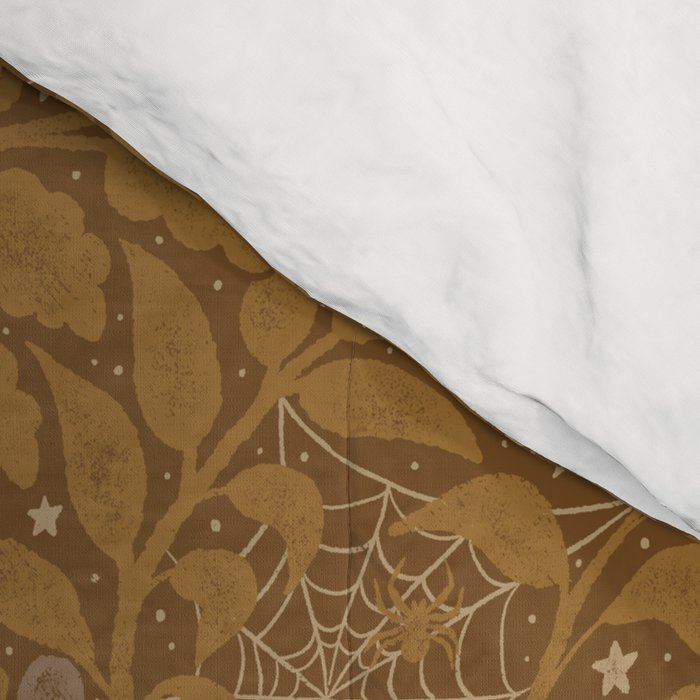 Mysterious Garden - bronze Comforter Gallery Image 4