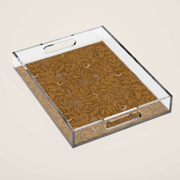 Mysterious Garden - bronze Acrylic Tray Gallery Image 1
