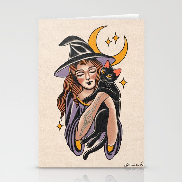 The sweet witch Stationery Card Gallery Image 1