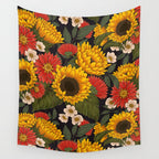 Sunflower Meadow Wall Tapestry Gallery Image 4