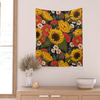 Sunflower Meadow Wall Tapestry Gallery Image 2
