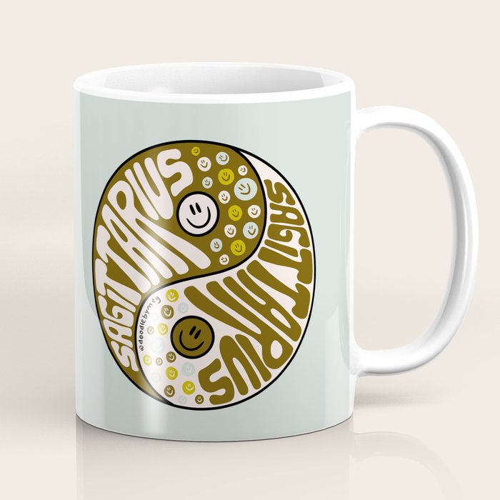 Sagittarius Yin Yang Coffee Mug Gallery Image 1