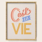 Retro C'est La Vie Serving Tray Gallery Image 1