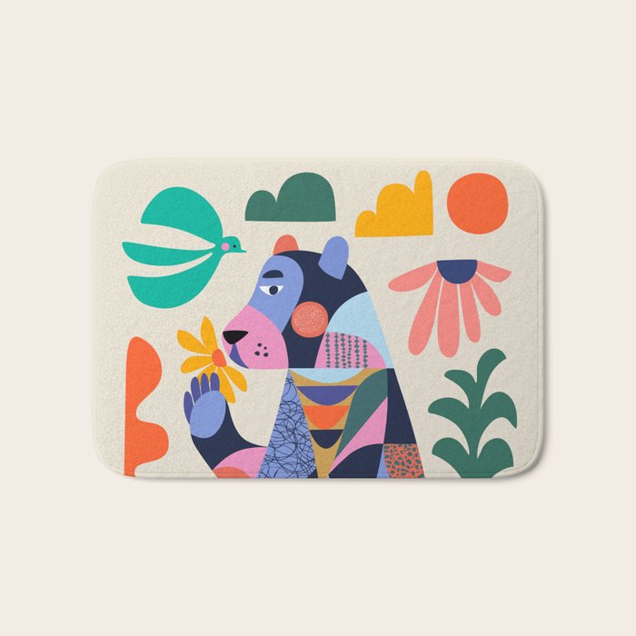 Black Bear Bath Mat Gallery Image 1