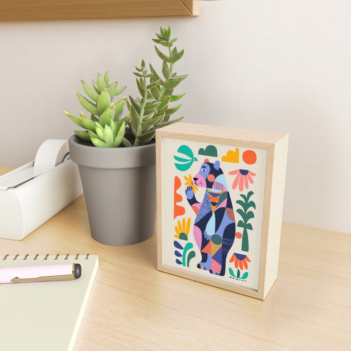 Black Bear Mini Art Print Gallery Image 2