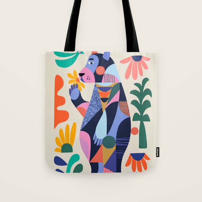 Black Bear Tote Bag Gallery Image 1