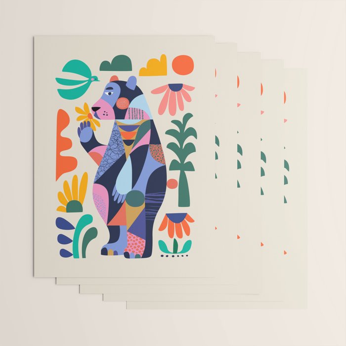 Black Bear Wrapping Paper Gallery Image 3