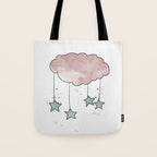 Cloud_Nursery Art_01 Tote Bag Gallery Image 1