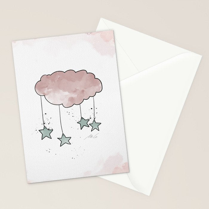 Cloud_Nursery Art_01 Stationery Card Gallery Image 2