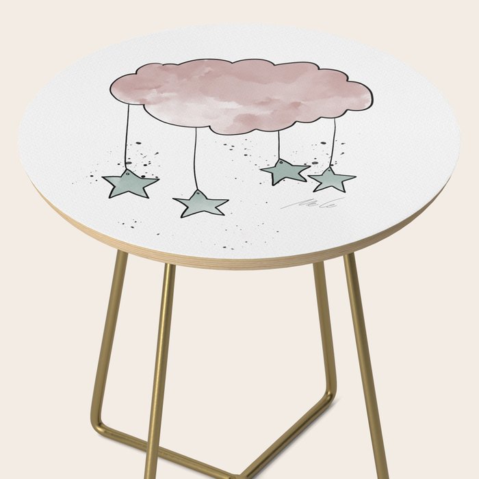 Cloud_Nursery Art_01 Side Table Gallery Image 2