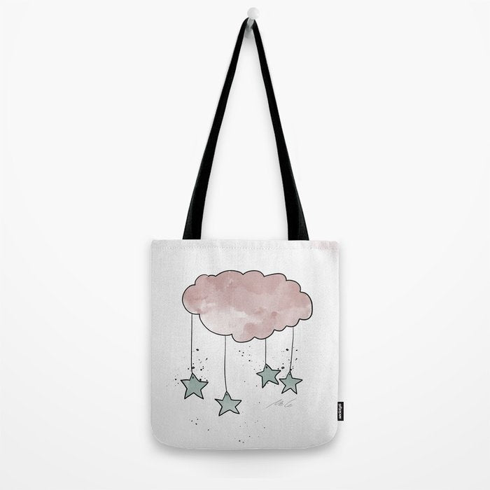 Cloud_Nursery Art_01 Tote Bag Gallery Image 2