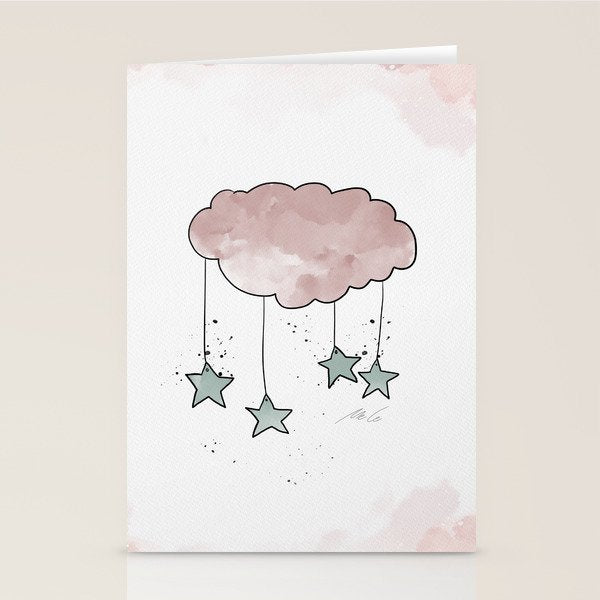 Cloud_Nursery Art_01 Stationery Card Gallery Image 2