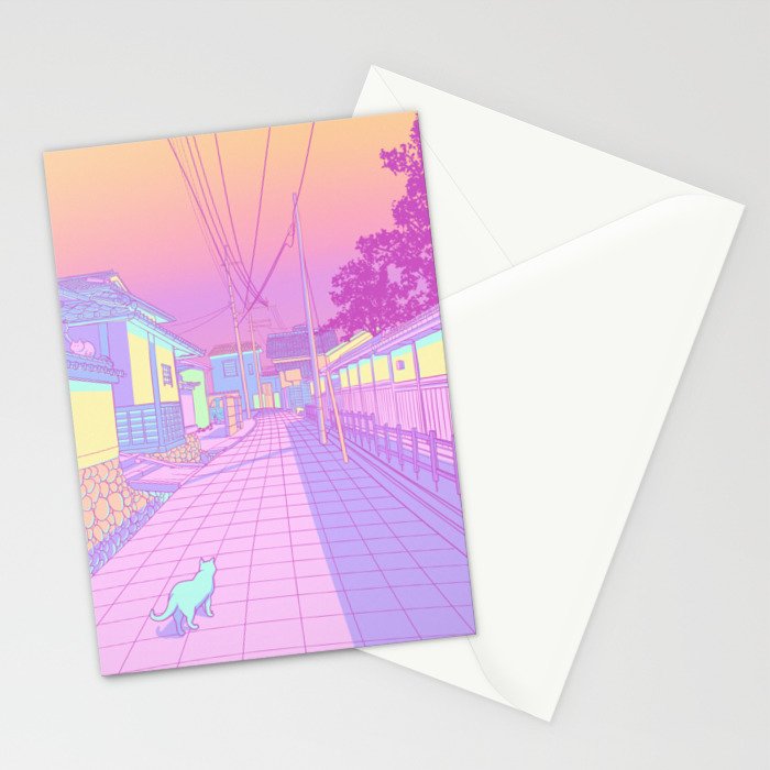 Kyoto Cats Stationery Card Gallery Image 2