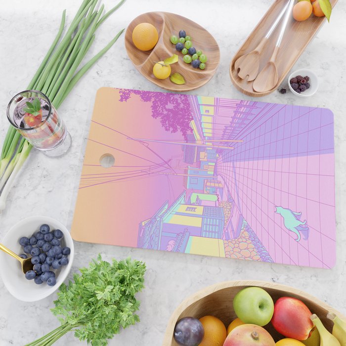 Kyoto Cats Cutting Board Gallery Image 2
